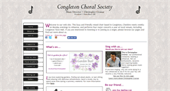 Desktop Screenshot of congletonchoralsociety.org.uk