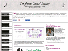 Tablet Screenshot of congletonchoralsociety.org.uk